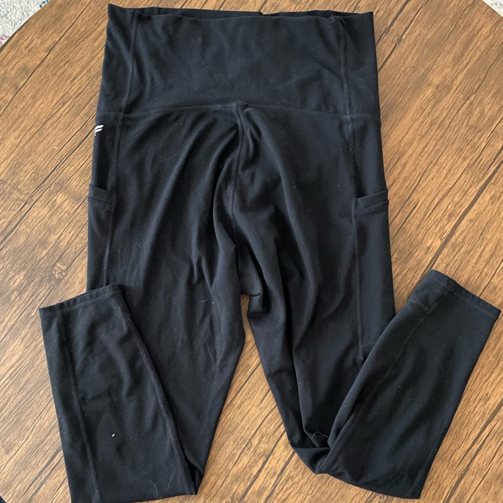Black Fabletics Maternity Leggings